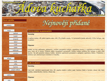 Tablet Screenshot of adovakucharka.sikola.info